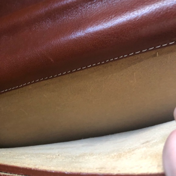 4-sale Large Leather Briefcase -  689 $70 or $65 w/offer - Picture 3 of 5